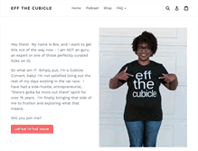 Tablet Screenshot of effthecubicle.com